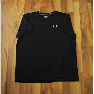 Under Armour® Threadborne Streaker Run Black Tee T-Shirt Size 2XL